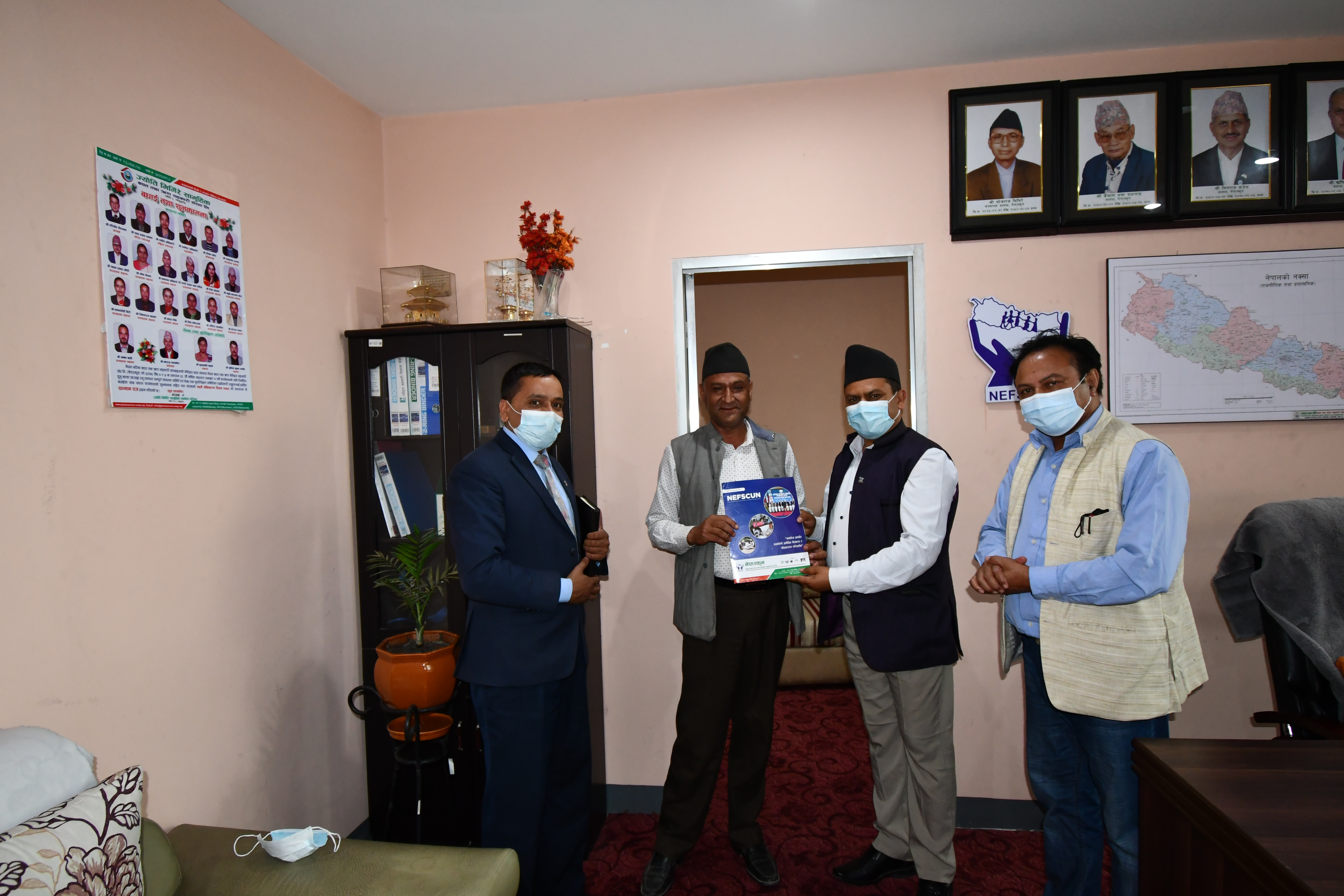 नेफ्स्कून र जिल्ला बचत संघ बर्दियाबीच साझेदारी सम्झौता 