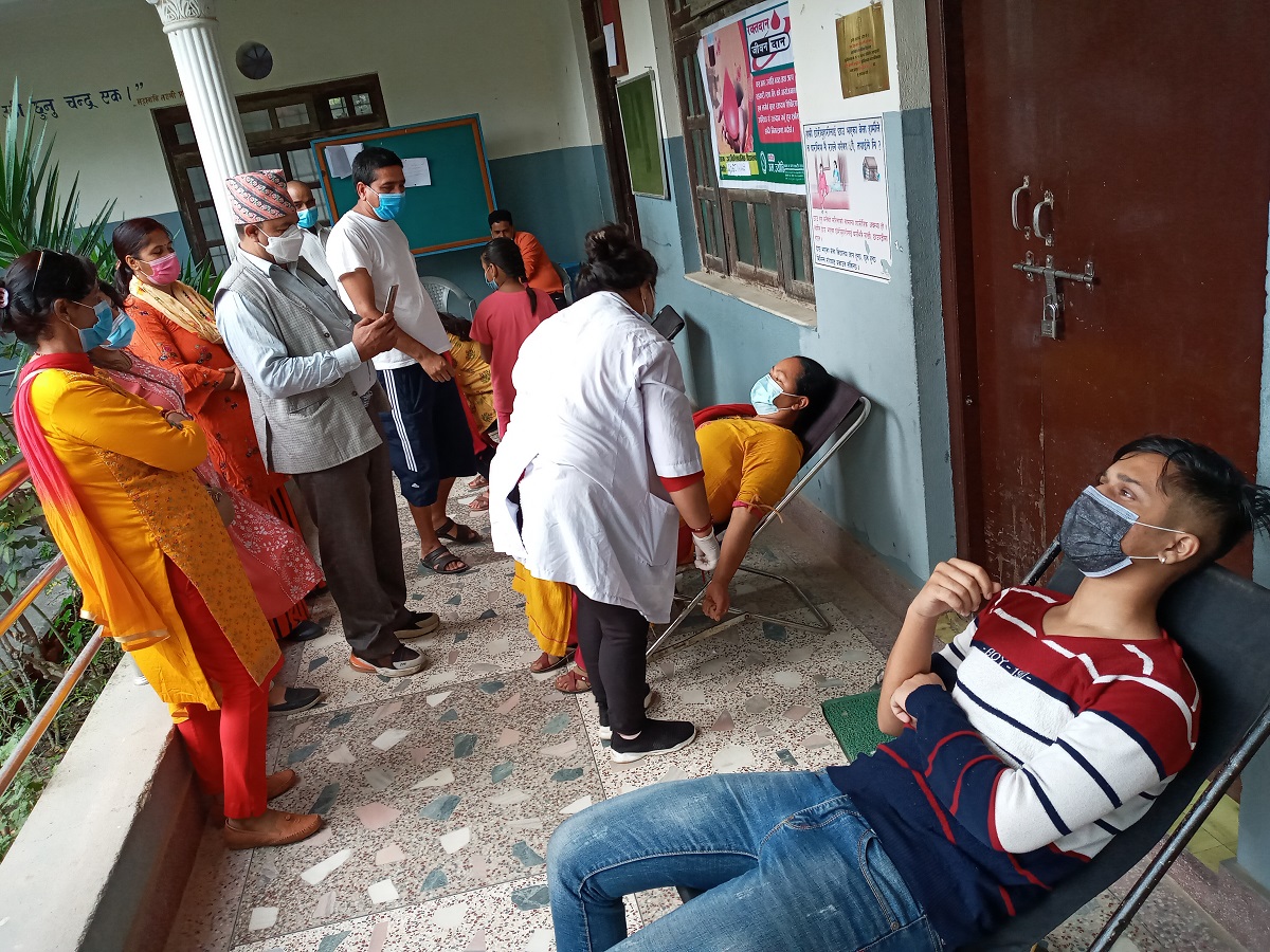 अमरज्योति साकोसद्वारा स्थापना दिवसमा रक्तदान कार्यक्रम