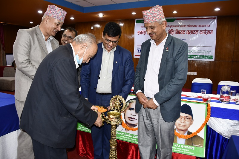 नेफ्स्कून स्थापना दिवसको पूर्वसन्ध्यामा अग्रजहरुसँगको अन्तरक्रिया