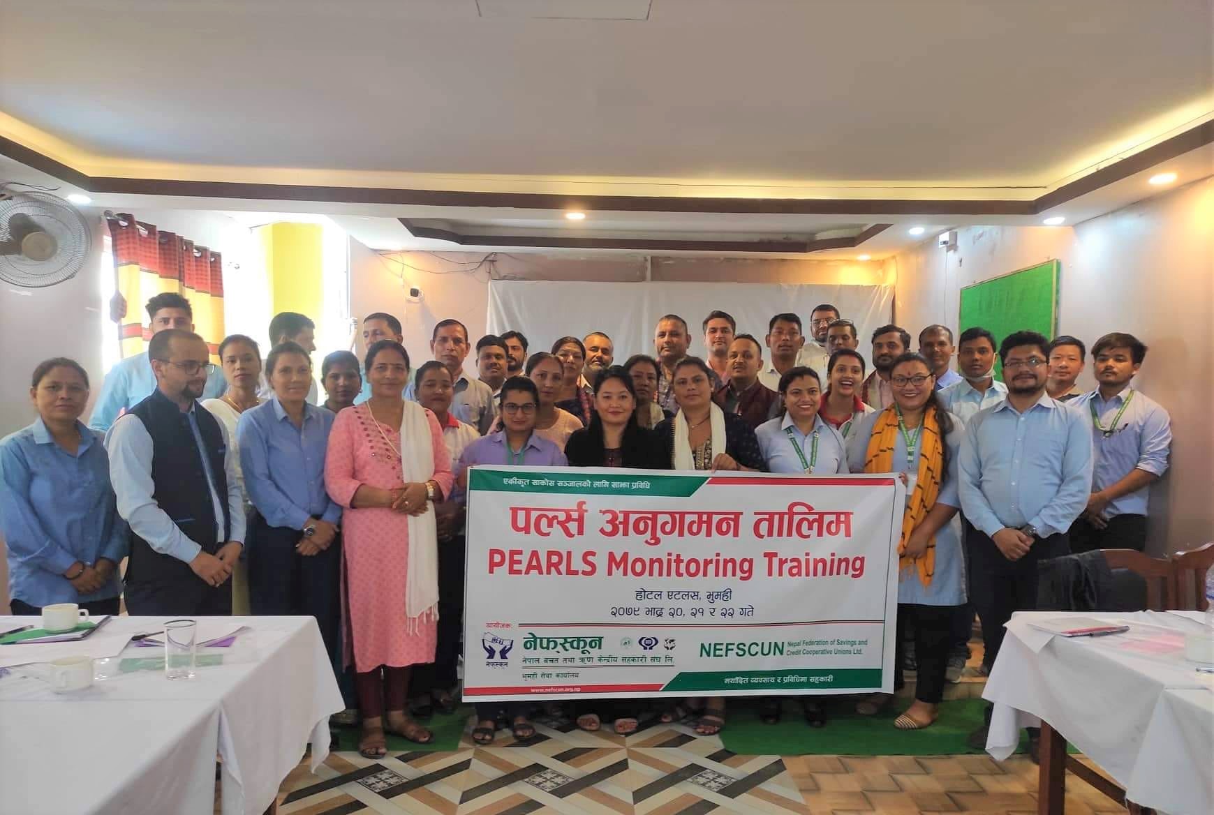 नवलपरासीमा पर्ल्स अनुगमन प्रणाली सम्बन्धी तालिम सञ्चालन