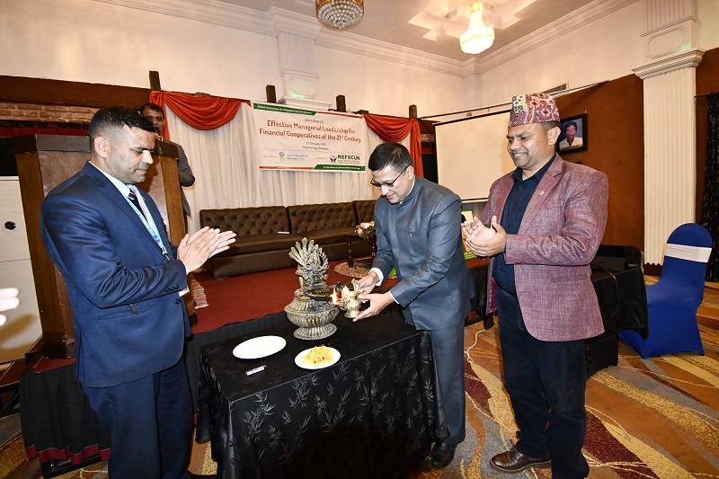 नेफ्स्कून-साकोस म्यानेजर्स क्लबको आयोजनामा वित्तीय सहकारीको प्रभावकारी व्यवस्थापकीय नेतृत्व विषयक कार्यशाला भक्तपुरमा सुरु