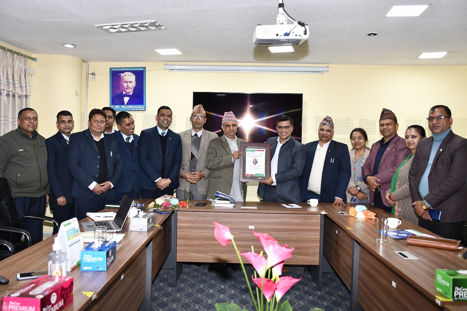 सहकारी सचिव डा.रेग्मीलाई नेफ्स्कूनमा स्वागत 