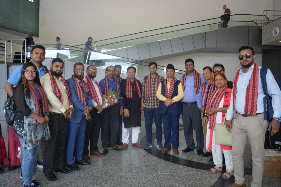 सहकारी सद्भावना भ्रमणमा नेपाल आइपुगेका बङ्लादेशी सहकारीकर्मीलाई नेफ्स्कूनद्वारा स्वागत 