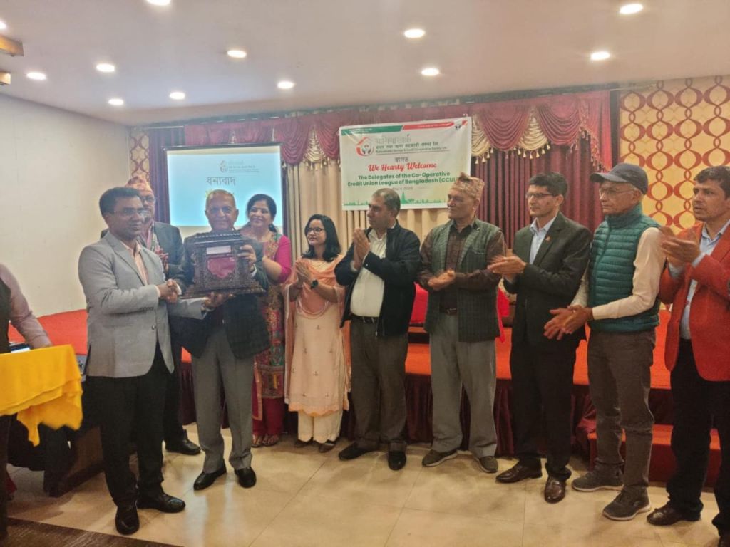 सीसीयूएलबी सद्भाव भ्रमण टोलीलाई बाबियाखर्क साकोसको स्वागत 