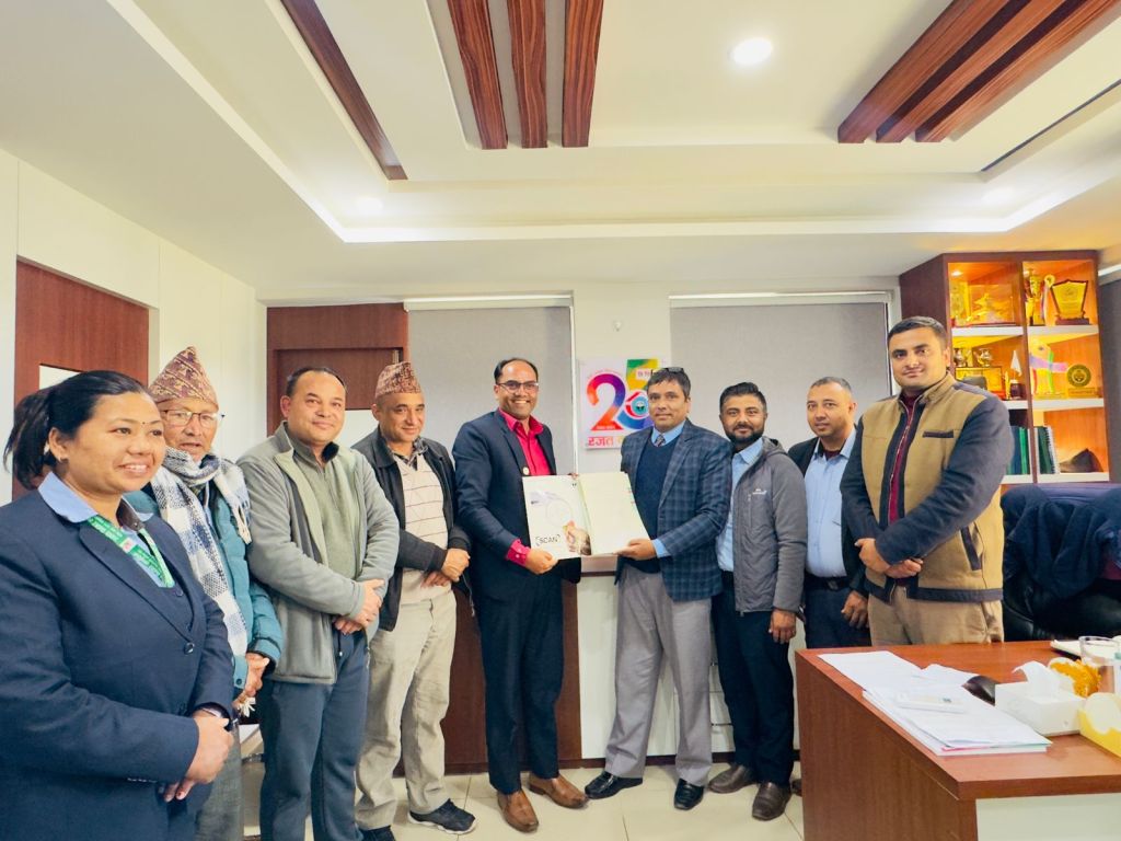 ज्योति मिर्मिरे सामुहिक साकोस नेफ्स्कूनको स्क्यान कार्यक्रममा आबद्ध 