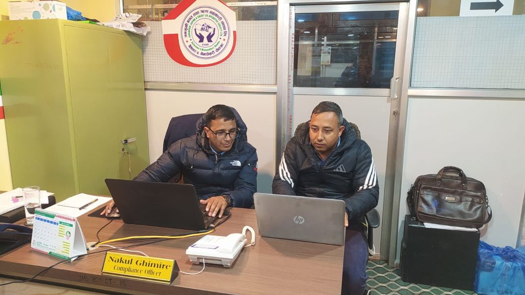 नेफ्स्कूनद्धारा दोलखा मैनापोखरी स्थित जनमुखि साकोसको स्थलगत सुपरीवेक्षण सम्पन्न 