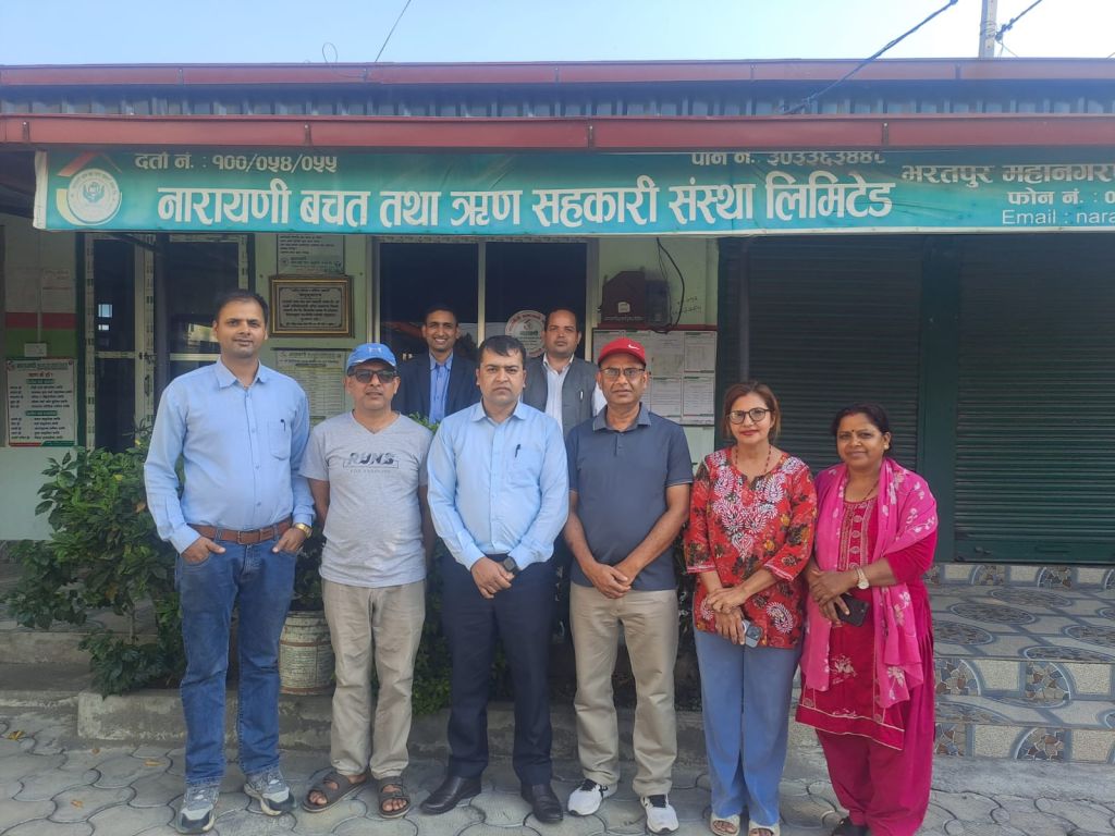 चितवन स्थित नारायणी साकोसको स्थलगत सुपरिवेक्षण सम्पन्न 