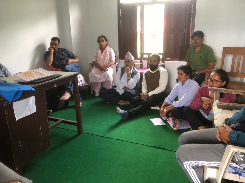 गाजा साकोसमा नेफ्स्कूनको स्थलगत सुपरिवेक्षण