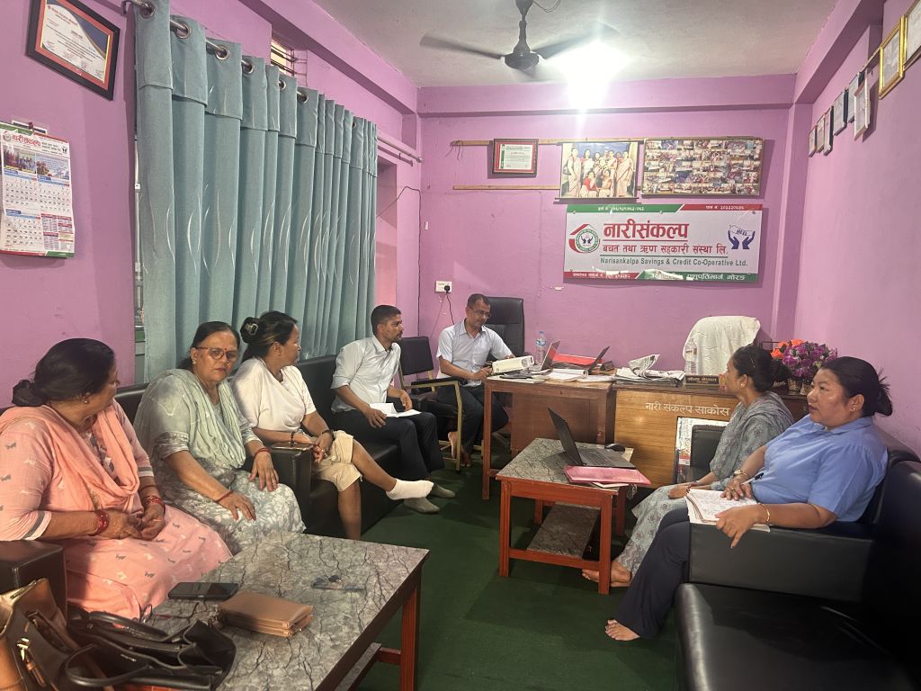 जोखिम न्यूनिकरण सहित दिगो साकोस अभियान अन्तर्गत नारीसंकल्प साकोसको स्थलगत सुपरिवेक्षण